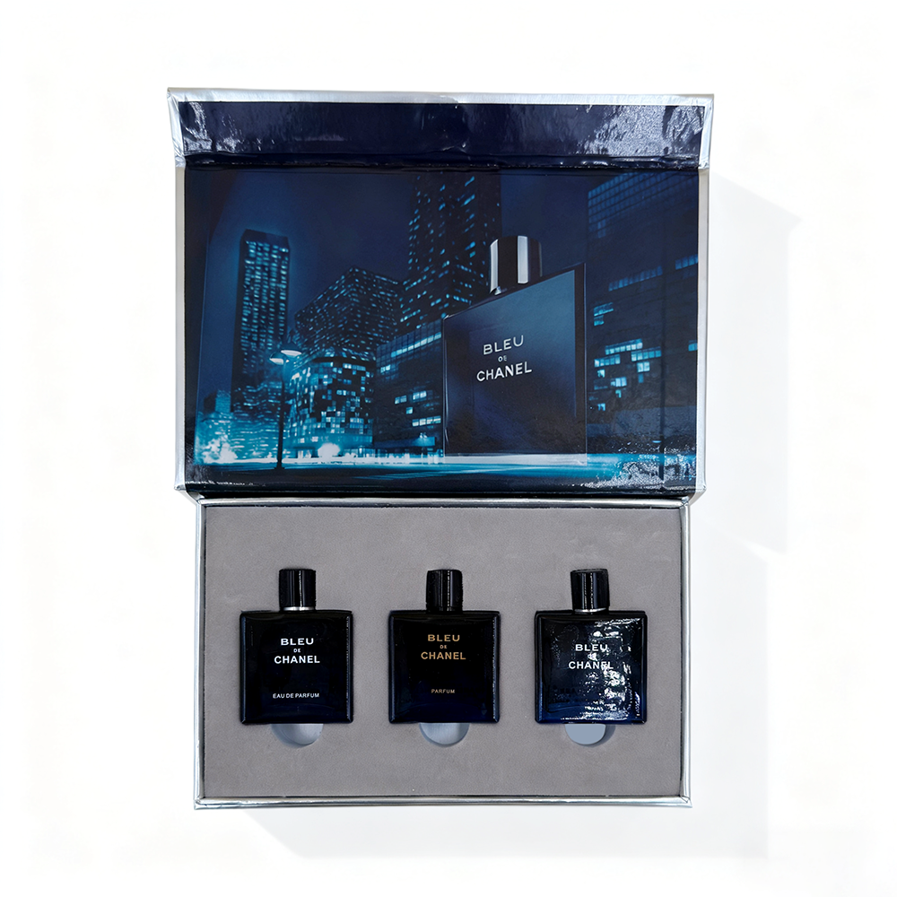T04正 Chanel Bleu de Chanel Miniature Set of Three - Image 1