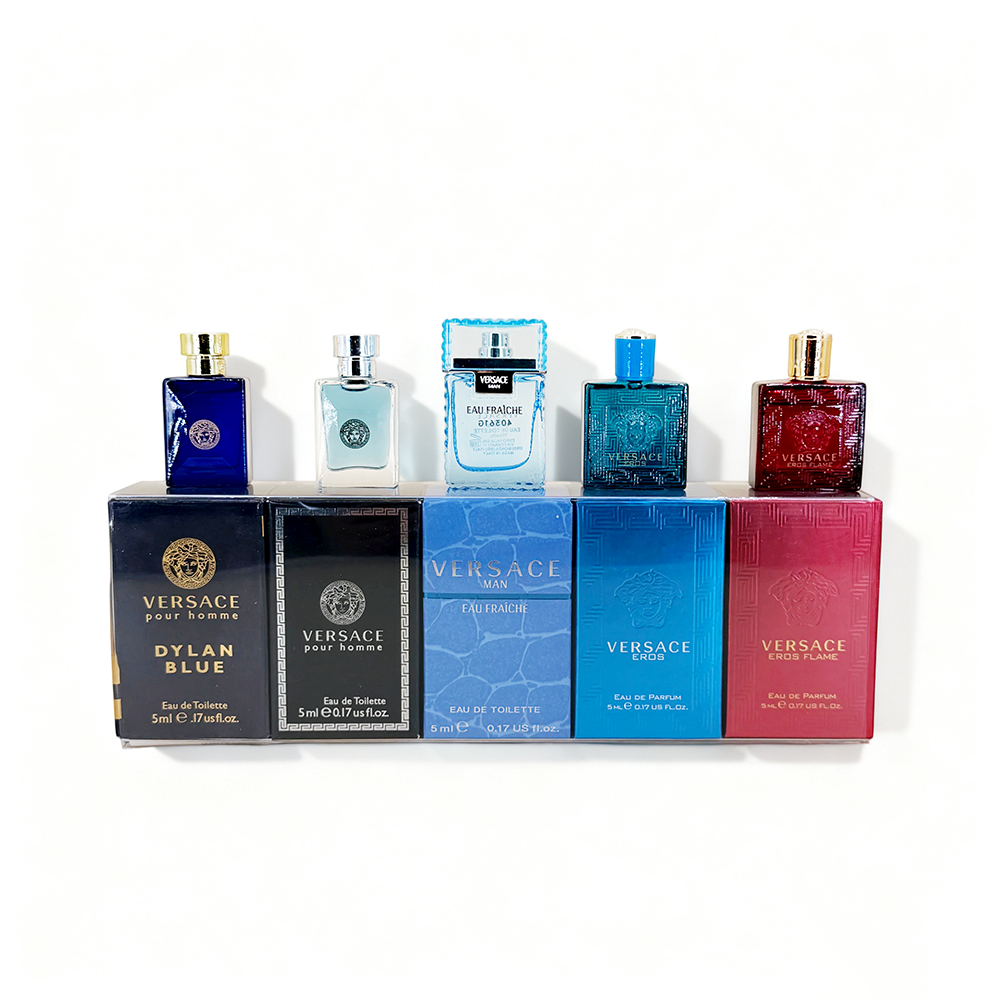 T111正 Versace Men's Fragrance Sample 5-Piece Set - Image 1