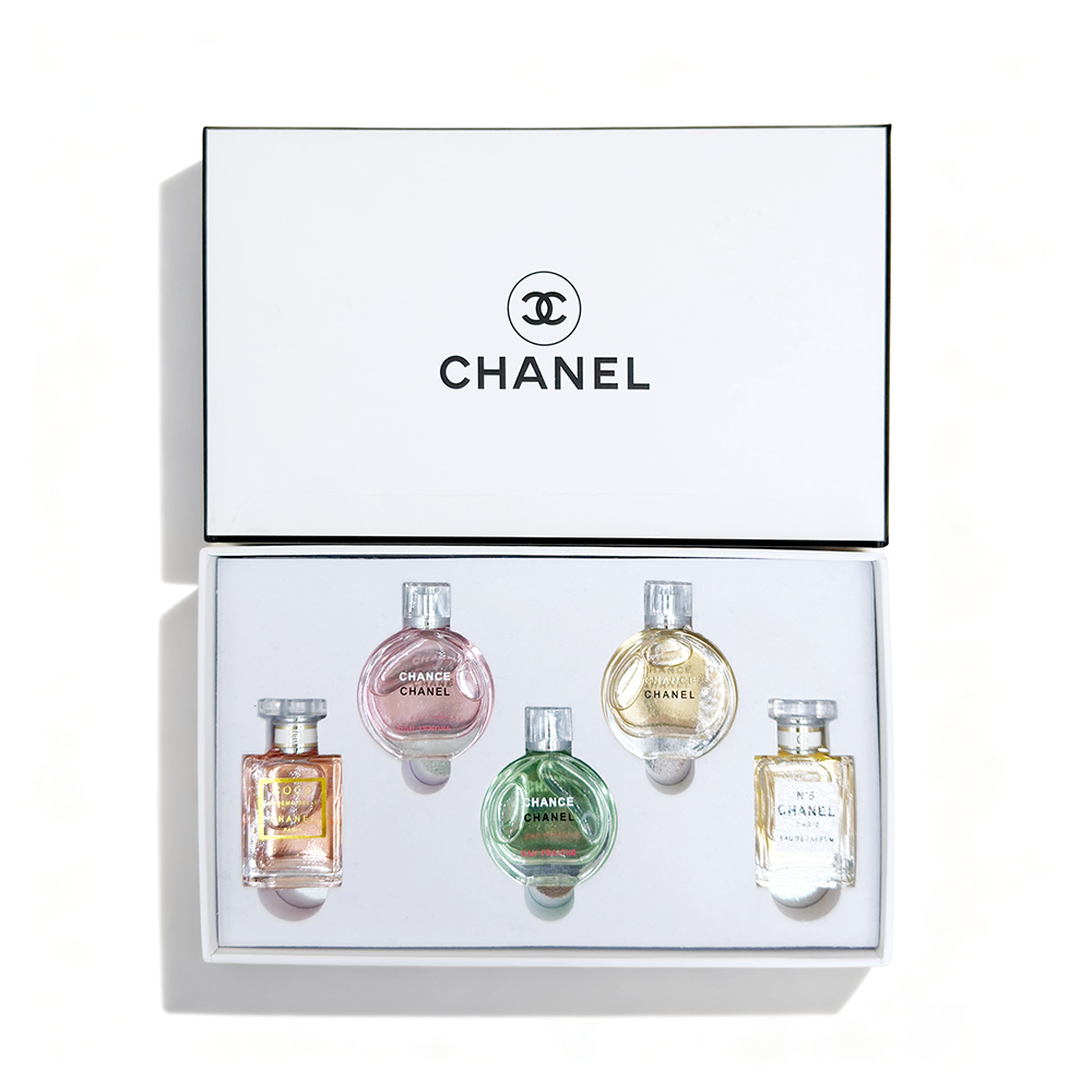 T16正 Chanel white box sample set of five - Image 1