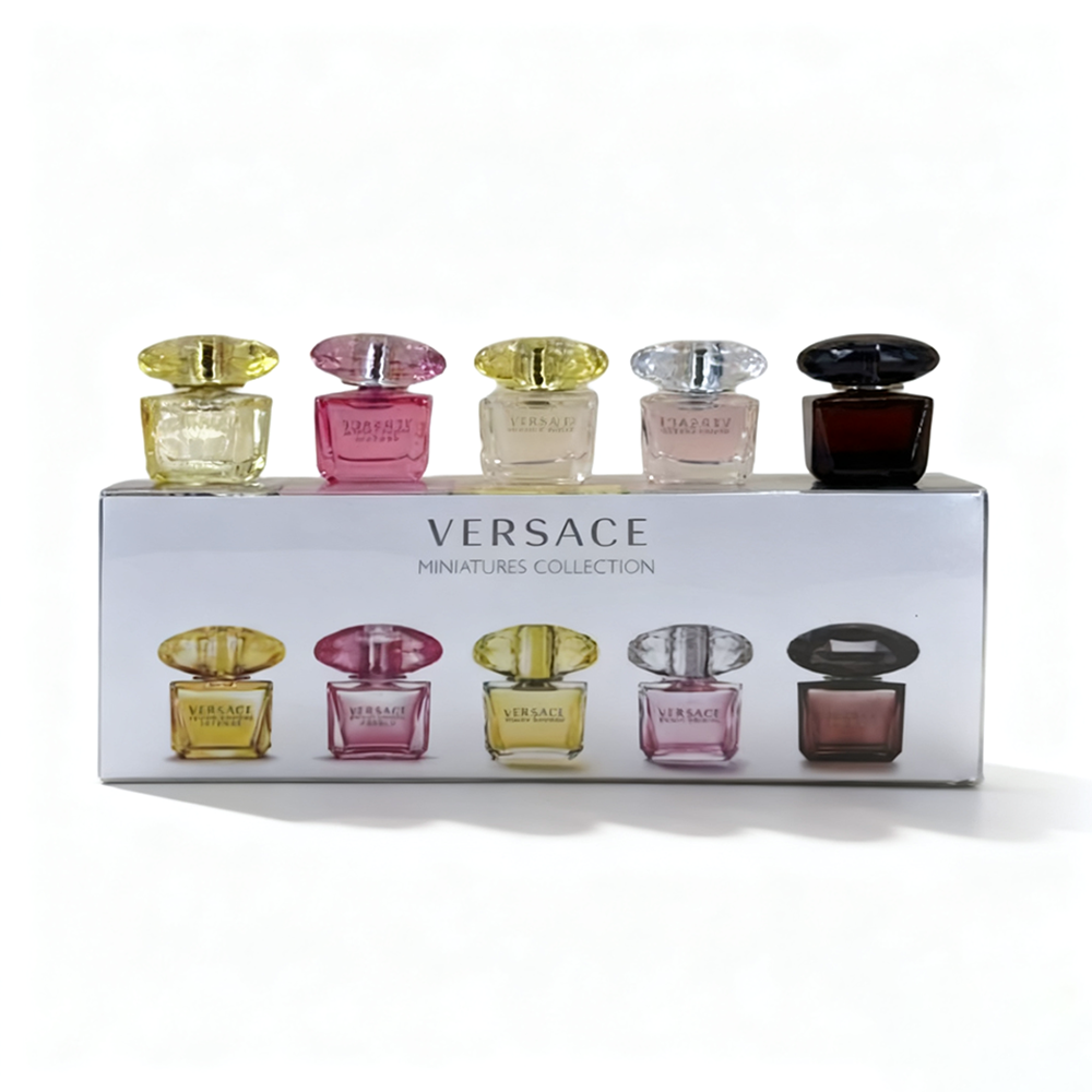 T45正 Versace Crystal Eau de Toilette Miniatures 5-piece Set - Image 1