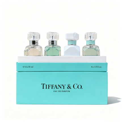 Tiffany Diamond Eau de Parfum sample set of four perfumes