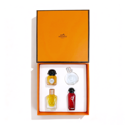 Hermès Silk Scarf Fragrance Miniature Four-Piece Set