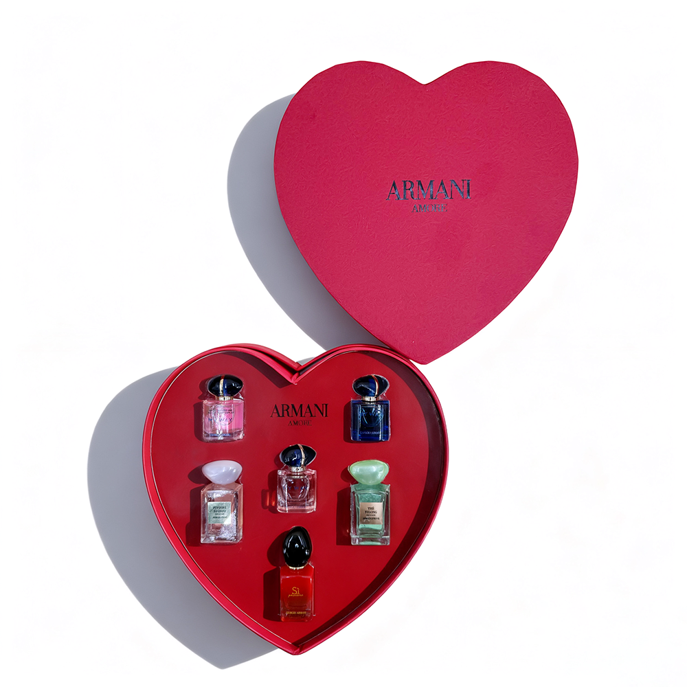 T91正 Armani Heart-shaped Miniature 6-piece Set - Image 1
